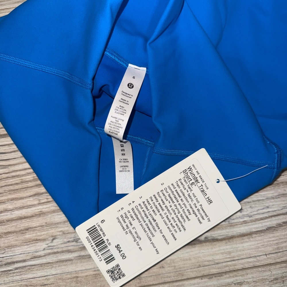 lululemon athletica Wunder Train shorts 6” - Picture 4 of 4